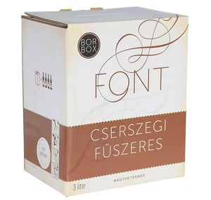 Font Pincészet Cserszegi Fűszeres 2023 (3L Bag-in-Box)