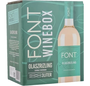 Font Pincészet Olaszrizling 2025 (3L Bag-in-Box)