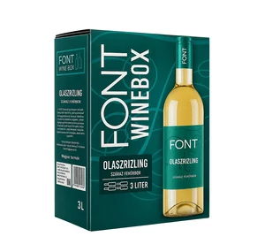 Font Pincészet Olaszrizling 2025 (3L Bag-in-Box)