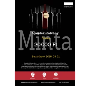 Winelovers Webshop 20.000 Ft értékű ajándékutalvány