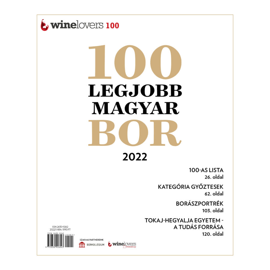 Winelovers 100 - A 100 legjobb magyar bor magazin 2022