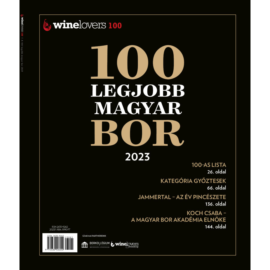 Winelovers 100 - A 100 legjobb magyar bor magazin 2023