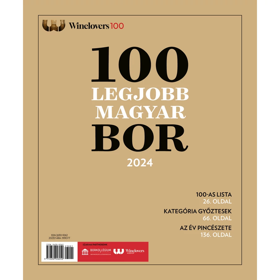 Winelovers 100 - A 100 legjobb magyar bor magazin 2024