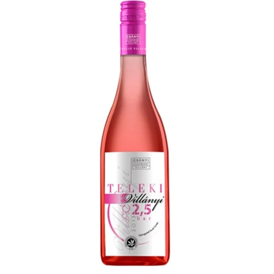 Csányi Villányi Teleki 2,5 Bar (gyöngyöző rosé) 2018 (0,75l)