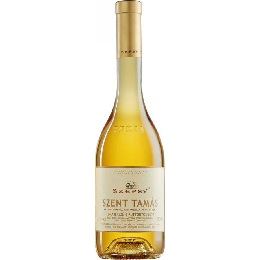 Szepsy 6 puttonyos Tokaji Aszú Szent Tamás 2017