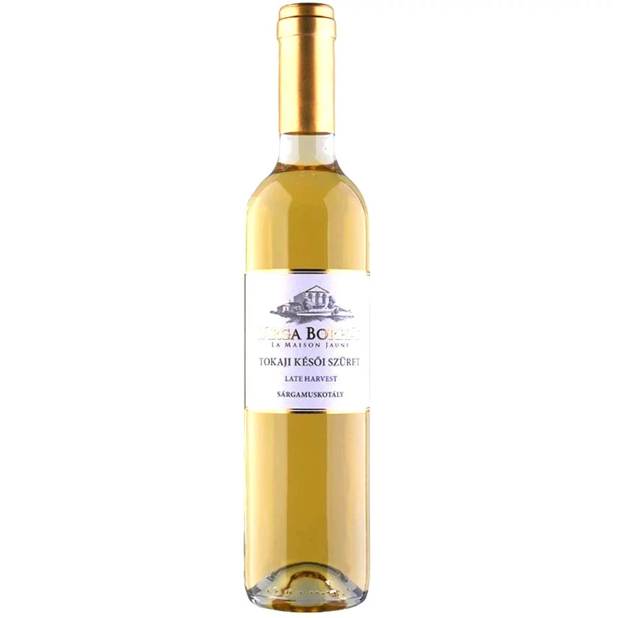 Sárga Borház Tokaji Sárgamuskotály kései 2019 0,5l (édes) 