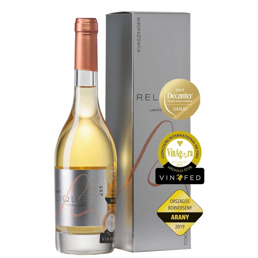 Kvaszinger Relique Tokaji Aszú 2016 (utolsó 1db)