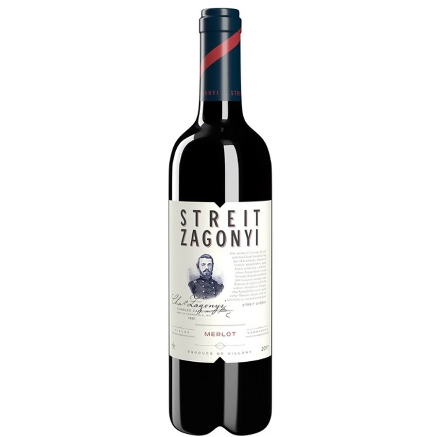 Streit-Zagonyi Merlot 2017 (utolsó 8db)