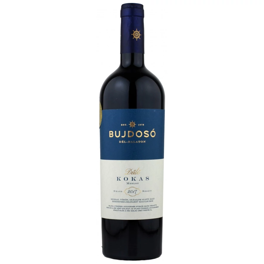 Bujdosó Kokas Merlot 2017 (utolsó 10db)