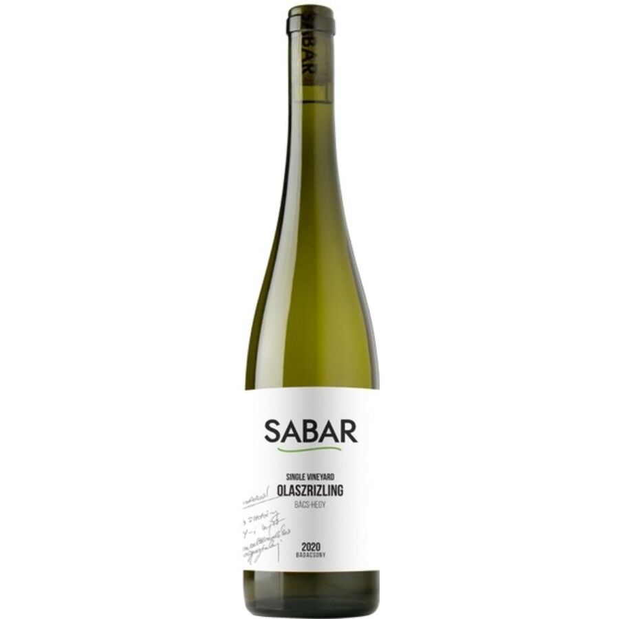 Sabar Single Vineyard Olaszrizling 2020 (0,75l)