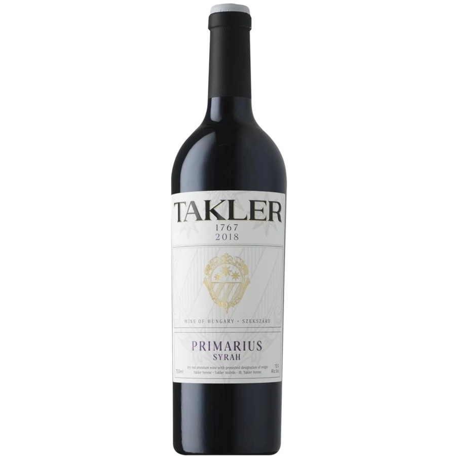 Takler Primarius Syrah 2018 (utolsó 1db)