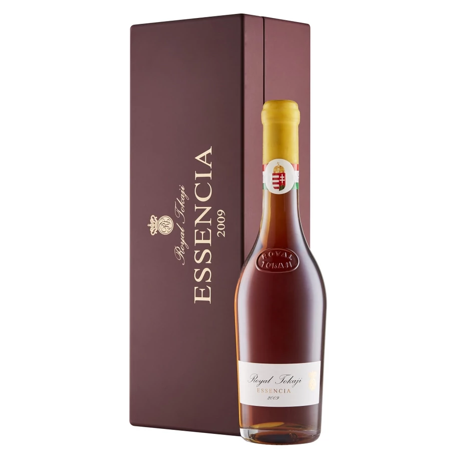 Royal Tokaji Essencia 2009 díszdobozban, kristálykanállal (0,375l)