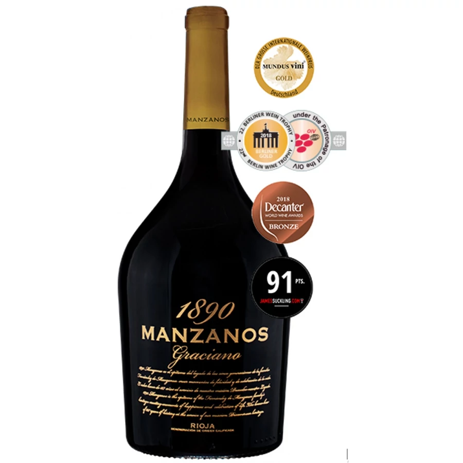 1890 Manzanos Graciano Magnum (utolsó palackok 1db)