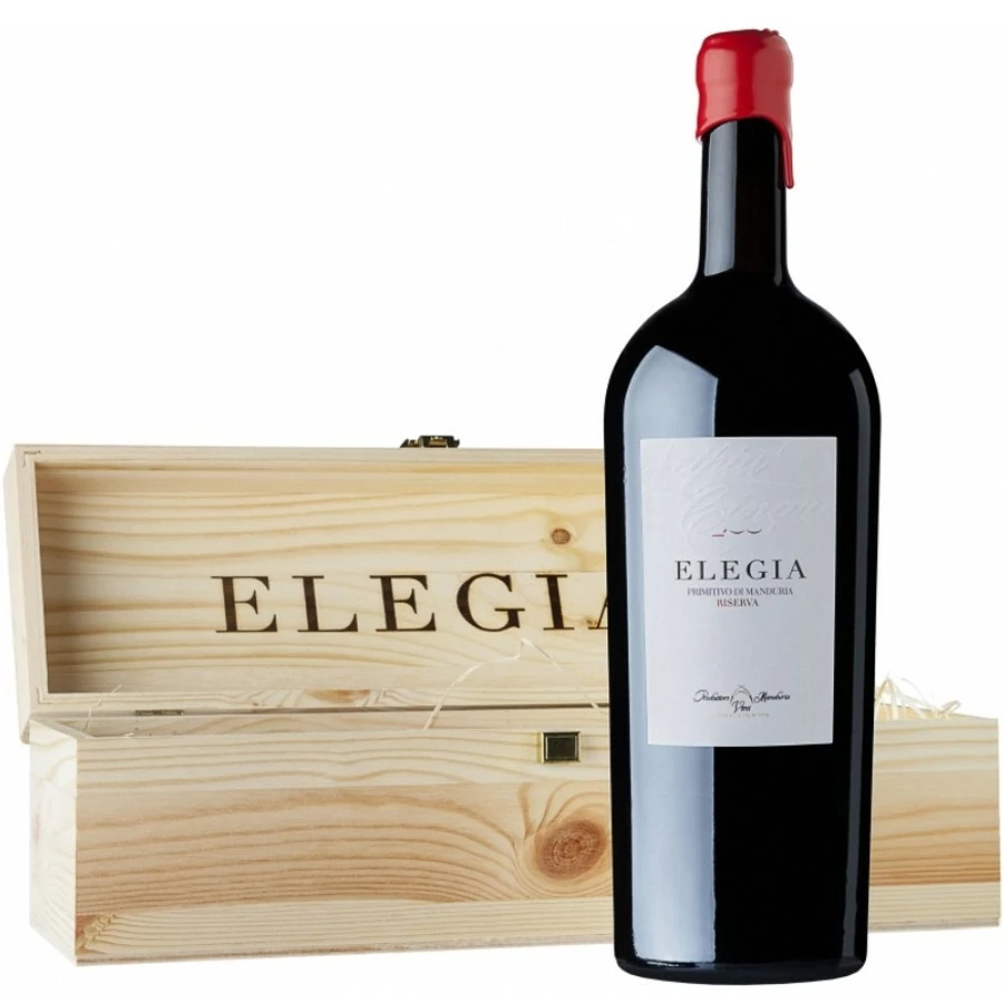 Consorzio Manduria Elegia Primitivo di Manduria 2017 Magnum Díszdobozban (1,5l)