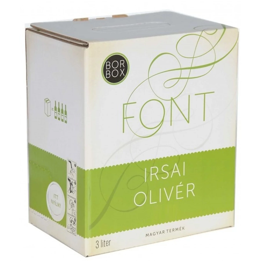 Font Pincészet Irsai Olivér 2022 (3L Bag-in-Box)