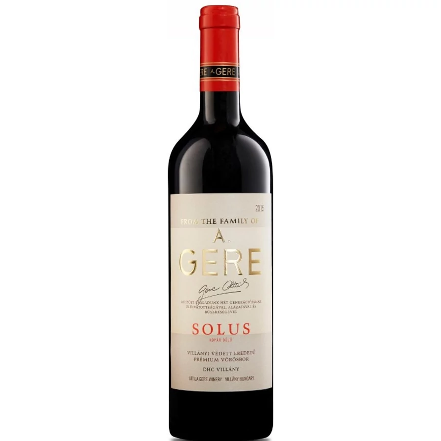 Gere Solus Merlot 2020 (Kopár) (utolsó 7db)