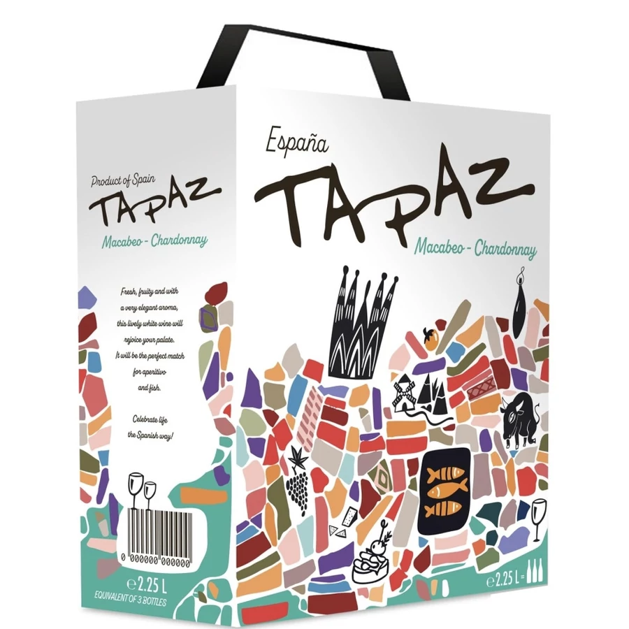 Tapaz Macabeo - Chardonnay 2022 (2,25l)