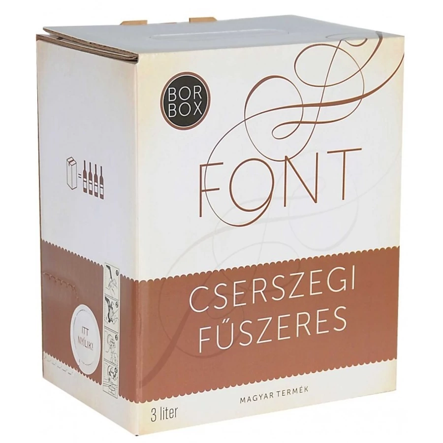 Font Pincészet Cserszegi Fűszeres 2023 (3L Bag-in-Box)