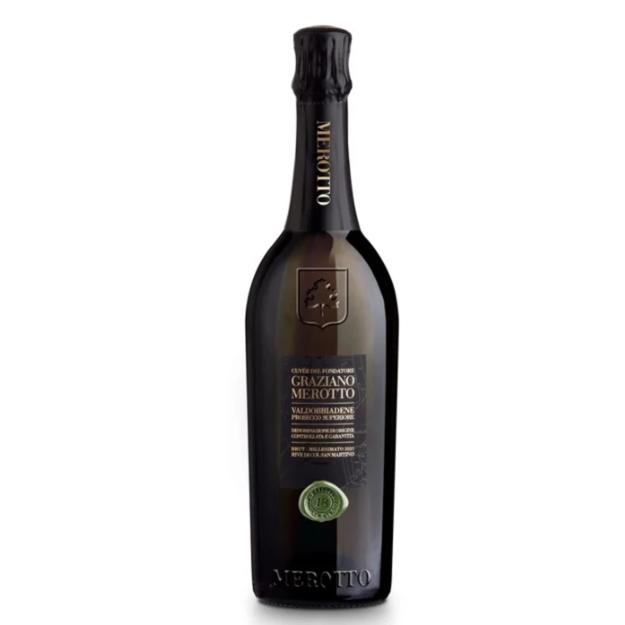 Merotto Fondatore Graziano Prosecco Superiore Valdobbiadene DOCG Brut(V)