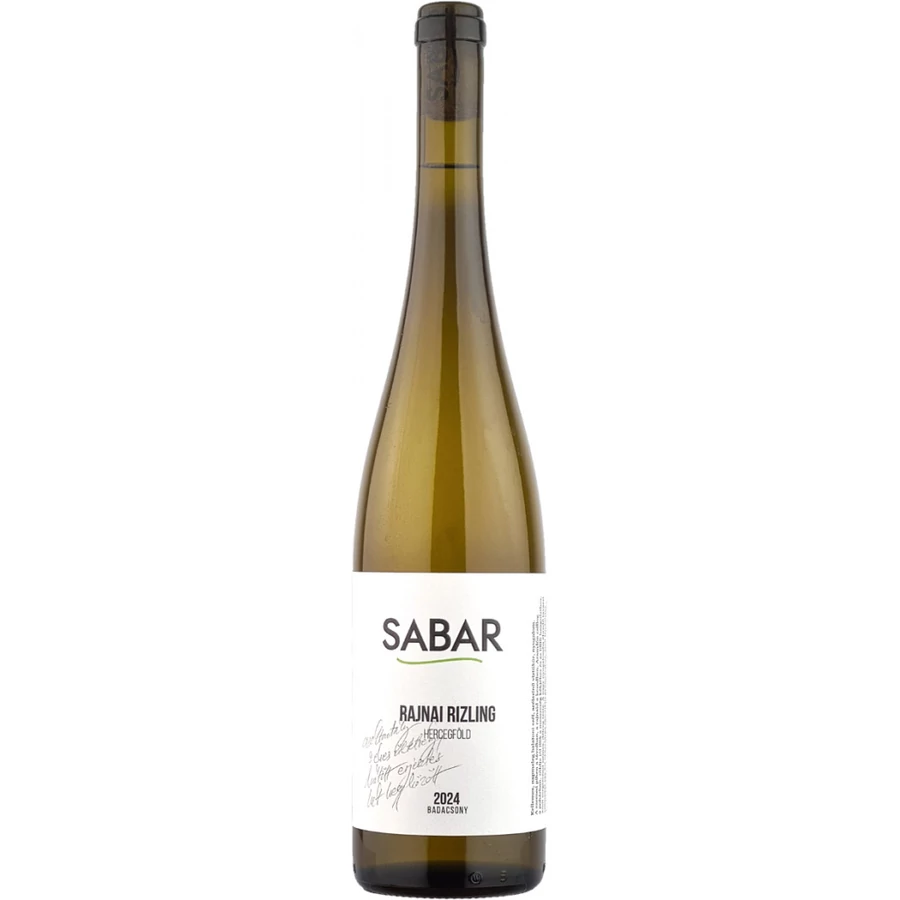 Sabar Rajnai Rizling Hercegföld 2024 (V) (0,75l)