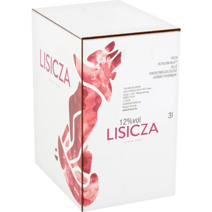 Lisicza Ravasz fehér 2025 (3L Bag-in-Box)