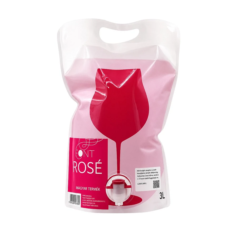 Font Pincészet Kékfrankos Rosé 2025 (3L borzsák)