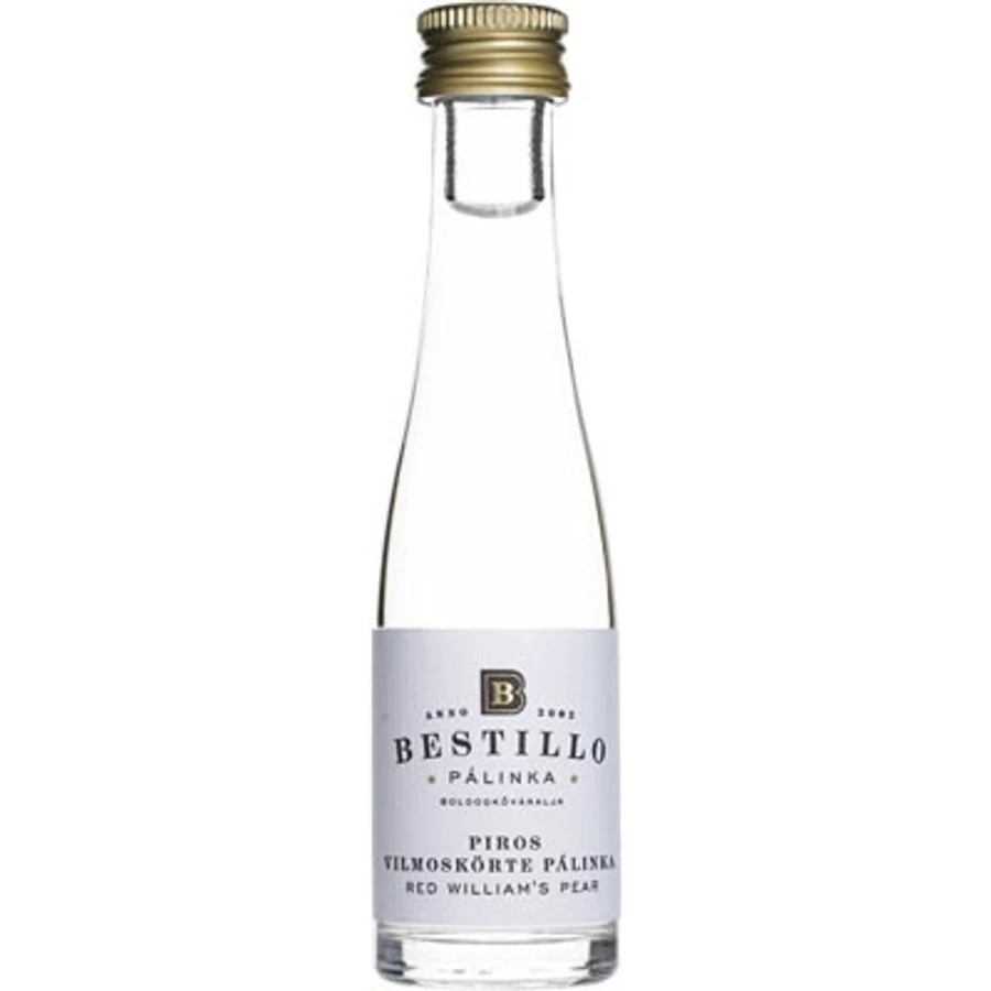Bestillo Piros Vilmoskörte Pálinka (0,03 l) Mini 40%