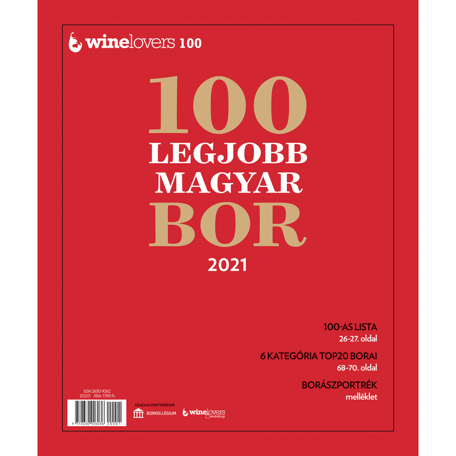 Winelovers 100 - A 100 legjobb magyar bor magazin 2021