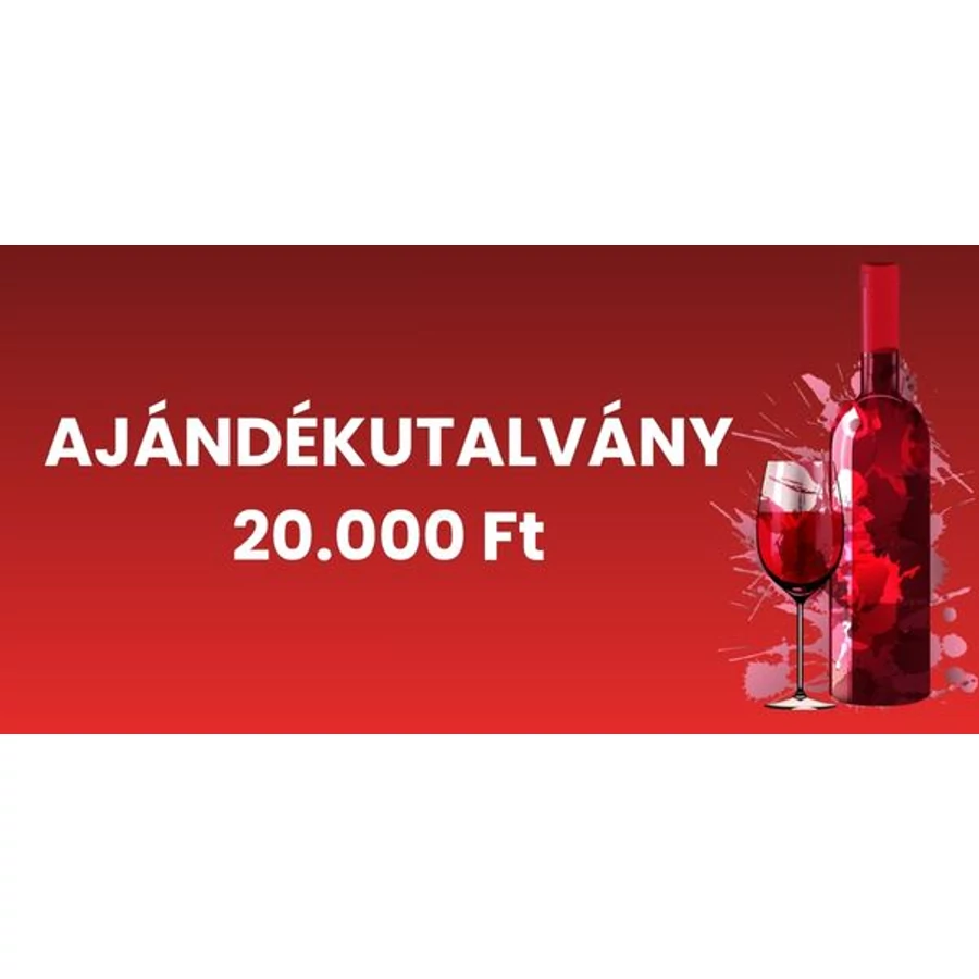 Winelovers Webshop 20.000 Ft értékű ajándékutalvány