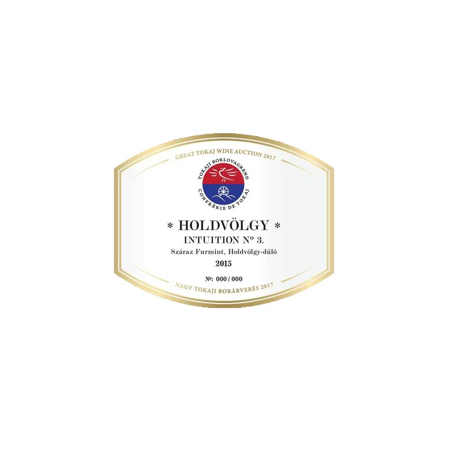 Holdvölgy Intuition No.3. Holdvölgy-dűlő Furmint 2015 (0,75l)