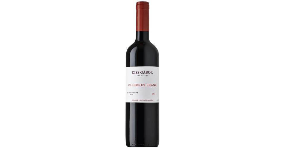 Kiss Gábor Cabernet Franc 2021 - Webshop ingyenes akár (0,75l) Winelovers szállítással